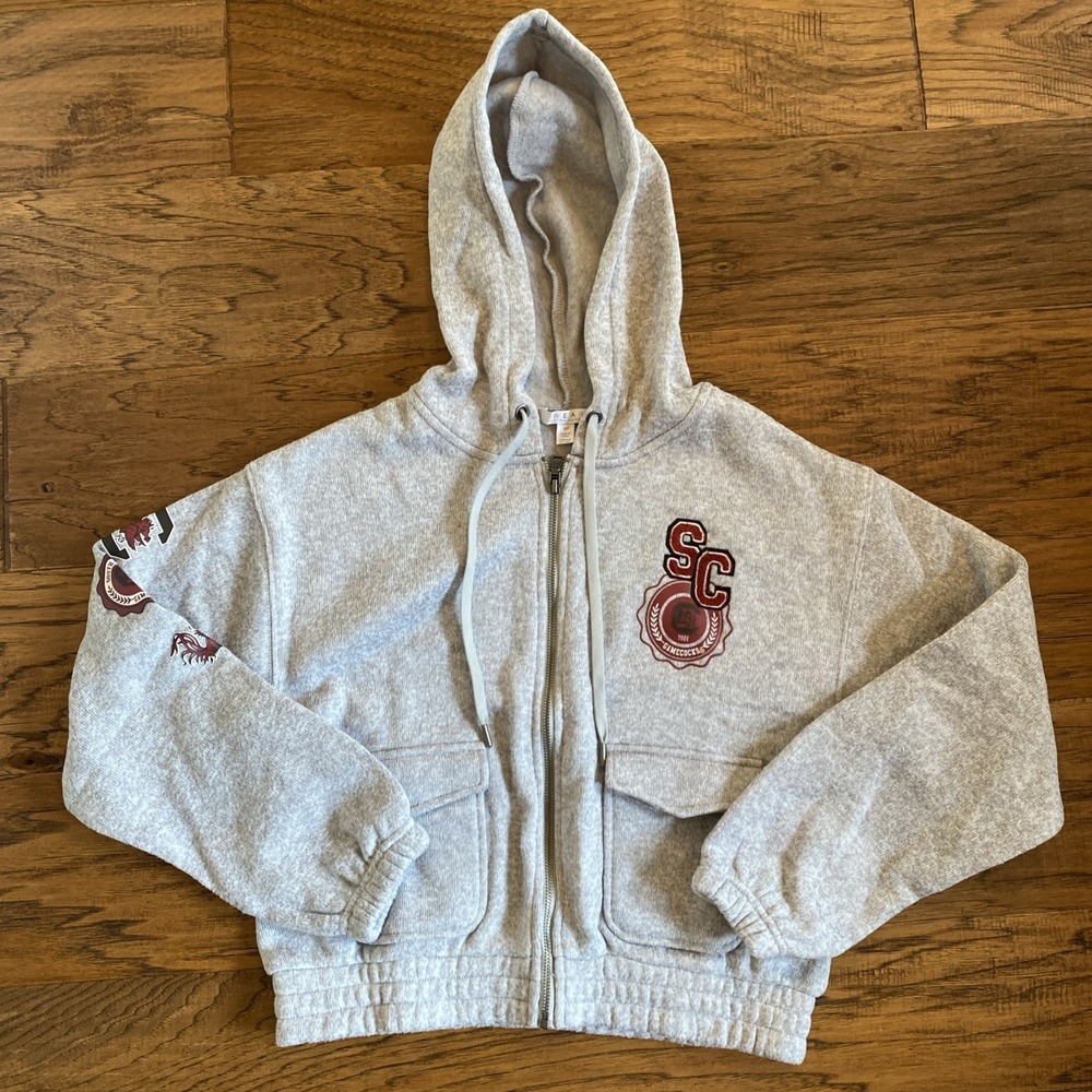 WEAR by Erin‎ Andrews Women's NCAA South Carolina Gamecocks Full Zip Hoodie Sz S